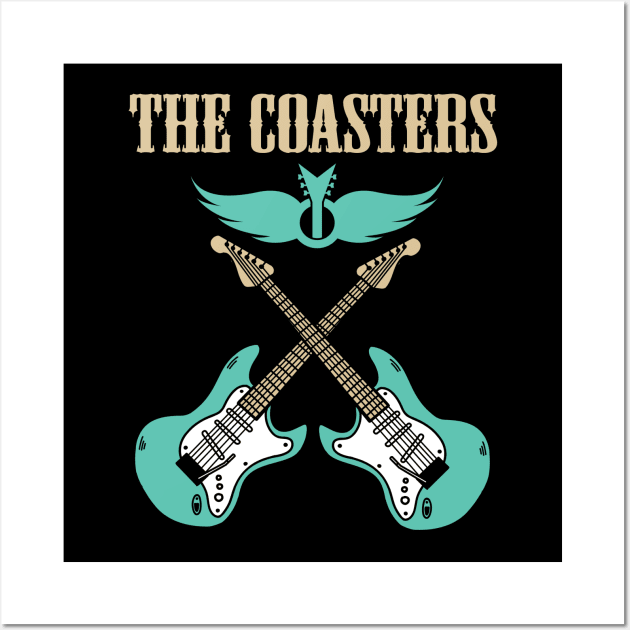 THE COASTERS BAND Wall Art by dannyook